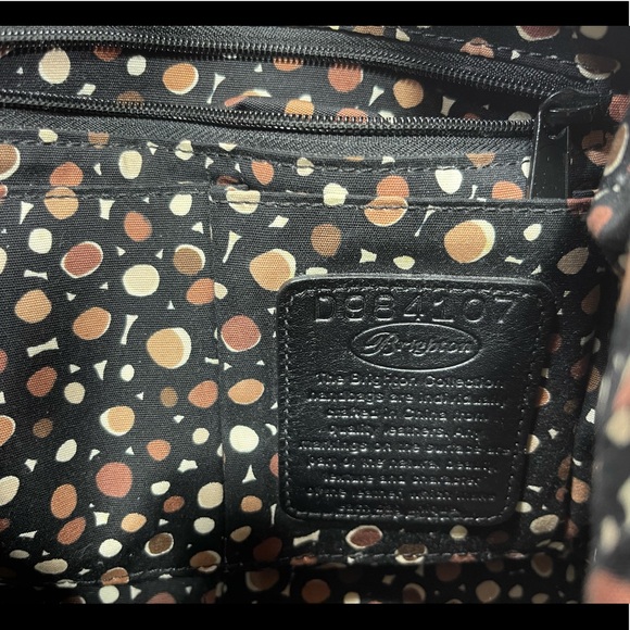 Brighton Leather Alligator Print Shoulder Bag - Picture 8 of 10